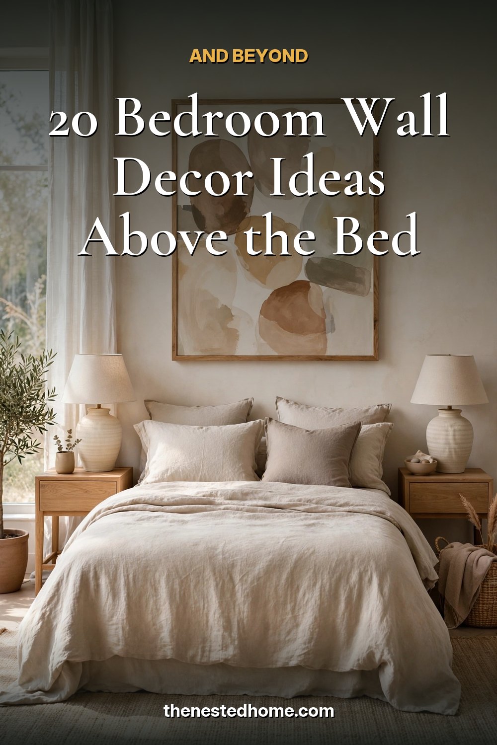 20 Bedroom Wall Decor Ideas Above the Bed (and Beyond) pin