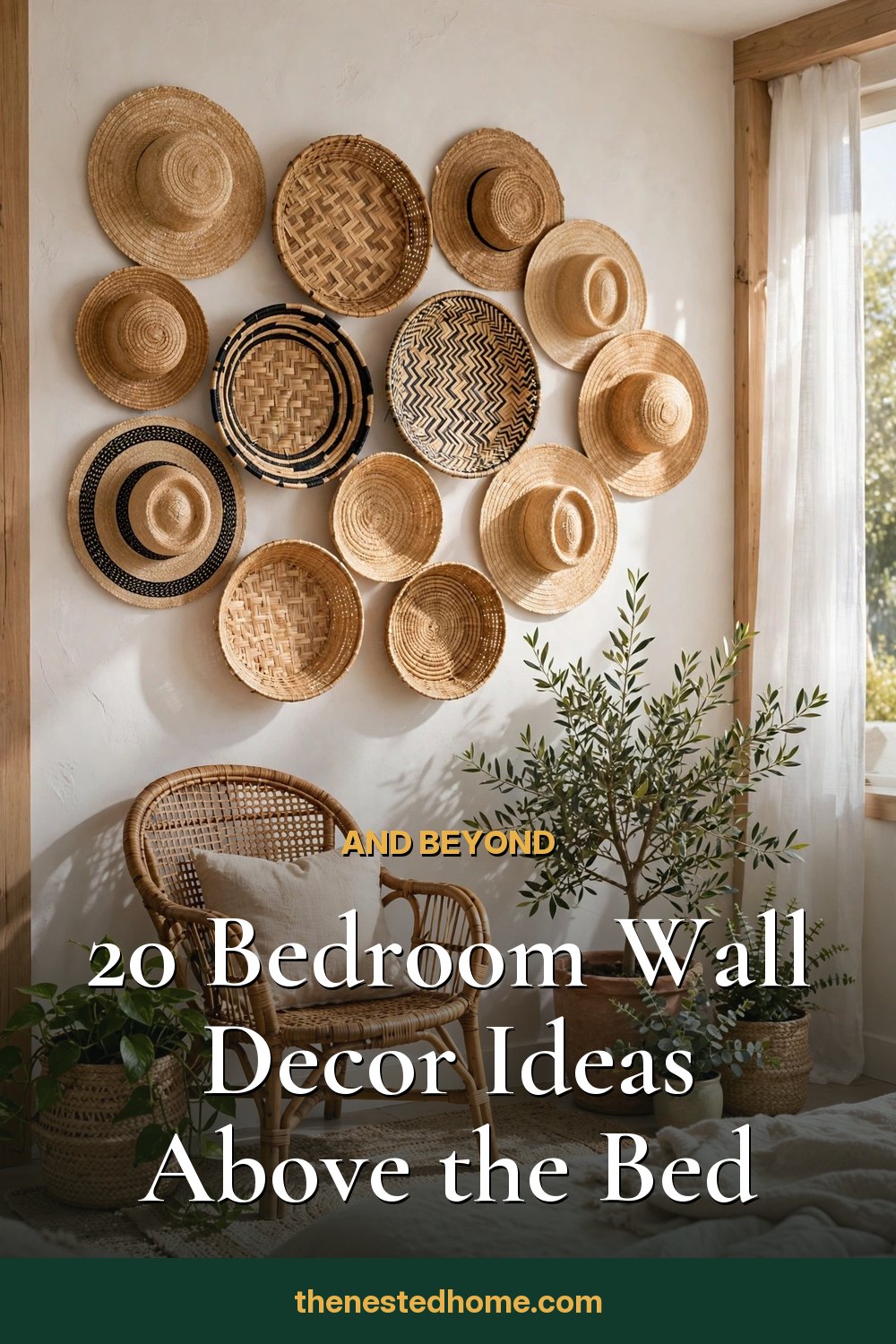 20 Bedroom Wall Decor Ideas Above the Bed (and Beyond) pin