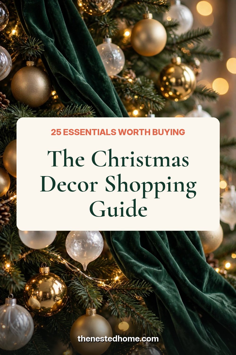 The Christmas Decor Shopping Guide: 25 Essentials Worth Buying pin
