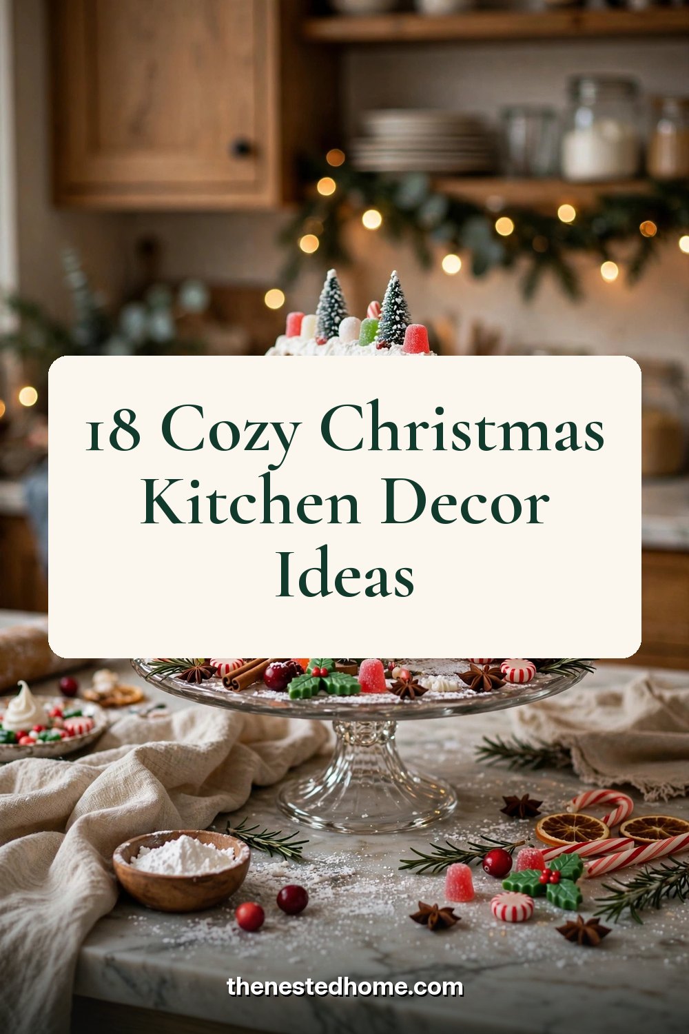 18 Cozy Christmas Kitchen Decor Ideas pin
