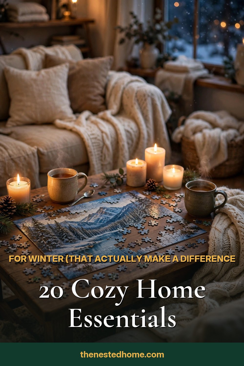 20 Cozy Home Essentials for Winter (That Actually Make a Difference) pin