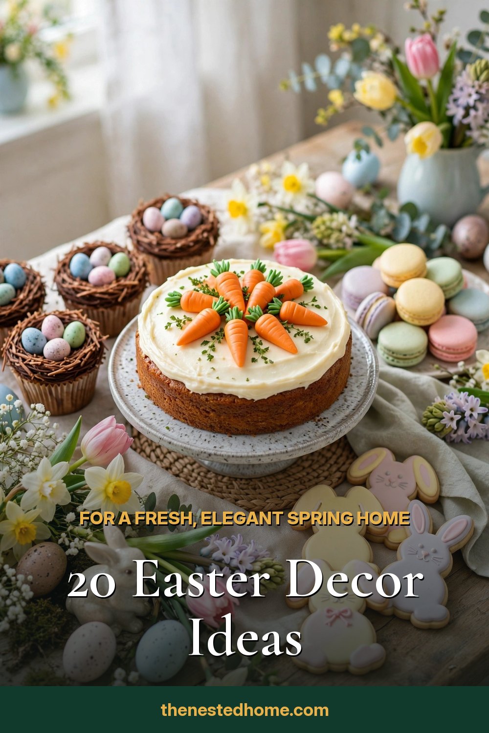 20 Easter Decor Ideas for a Fresh, Elegant Spring Home pin
