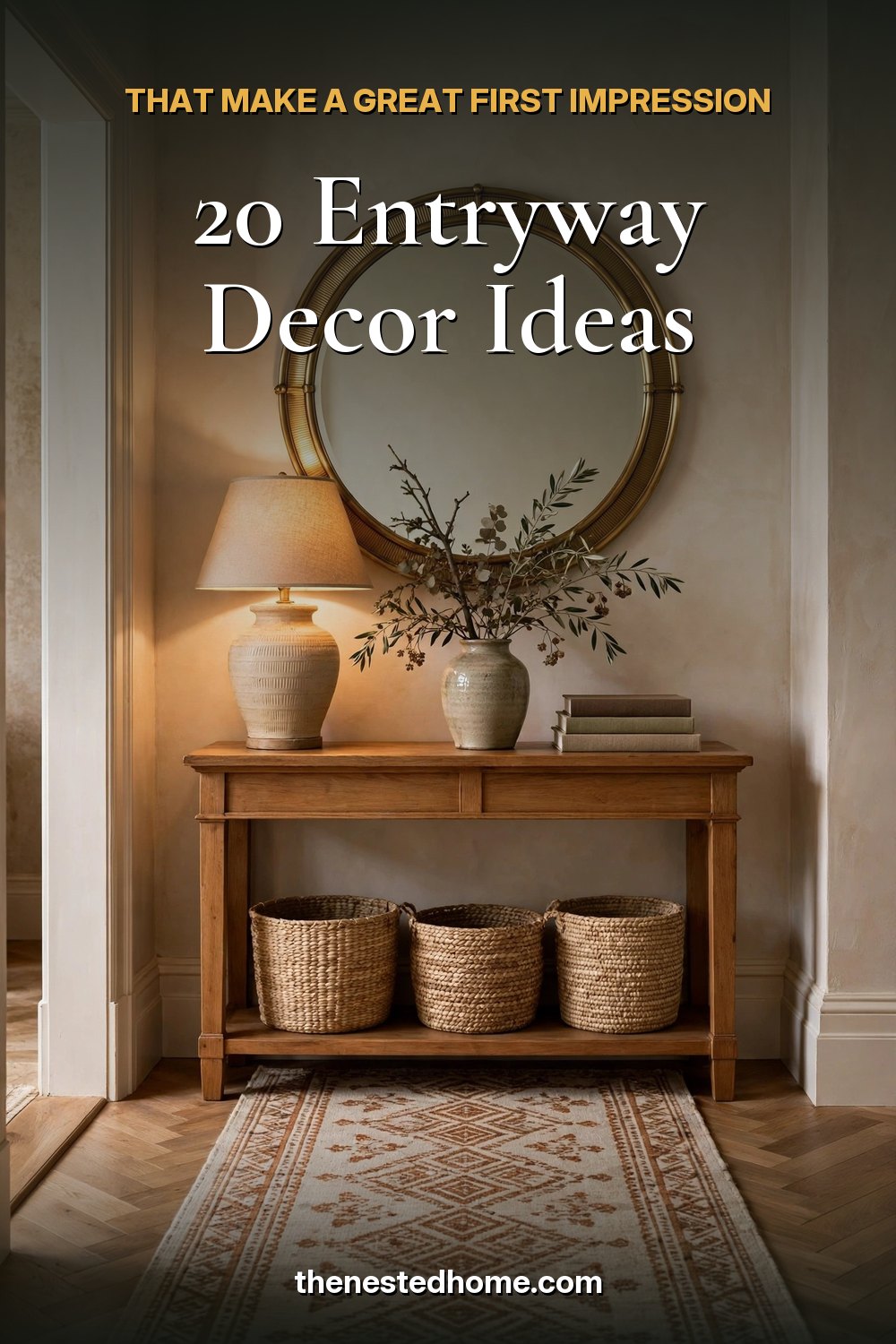 20 Entryway Decor Ideas That Make a Great First Impression pin