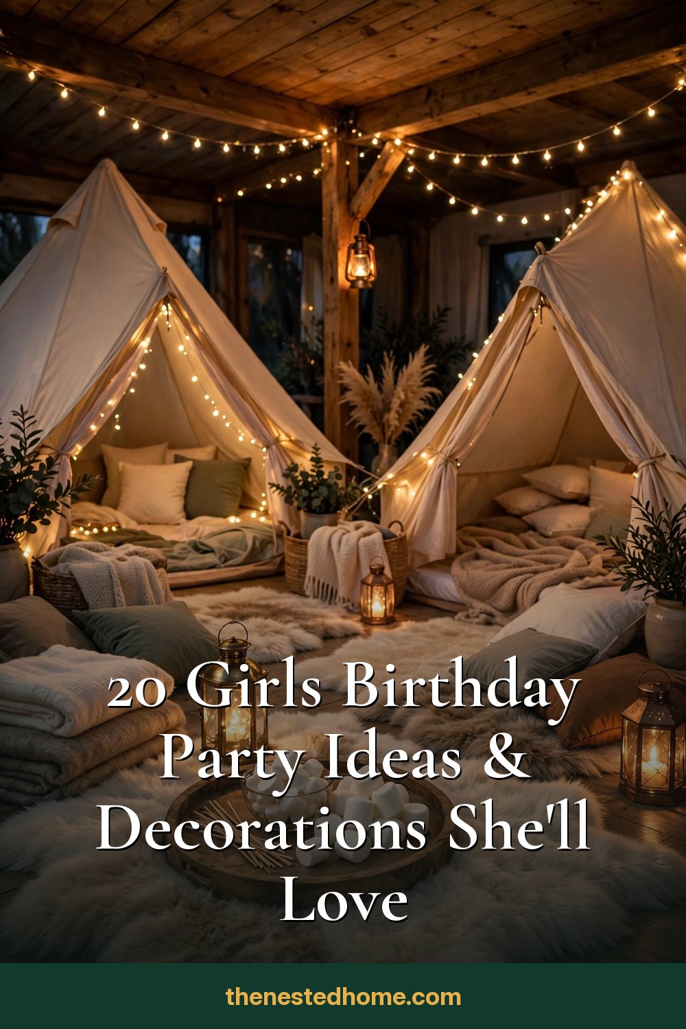 20 Girls Birthday Party Ideas & Decorations She'll Love pin