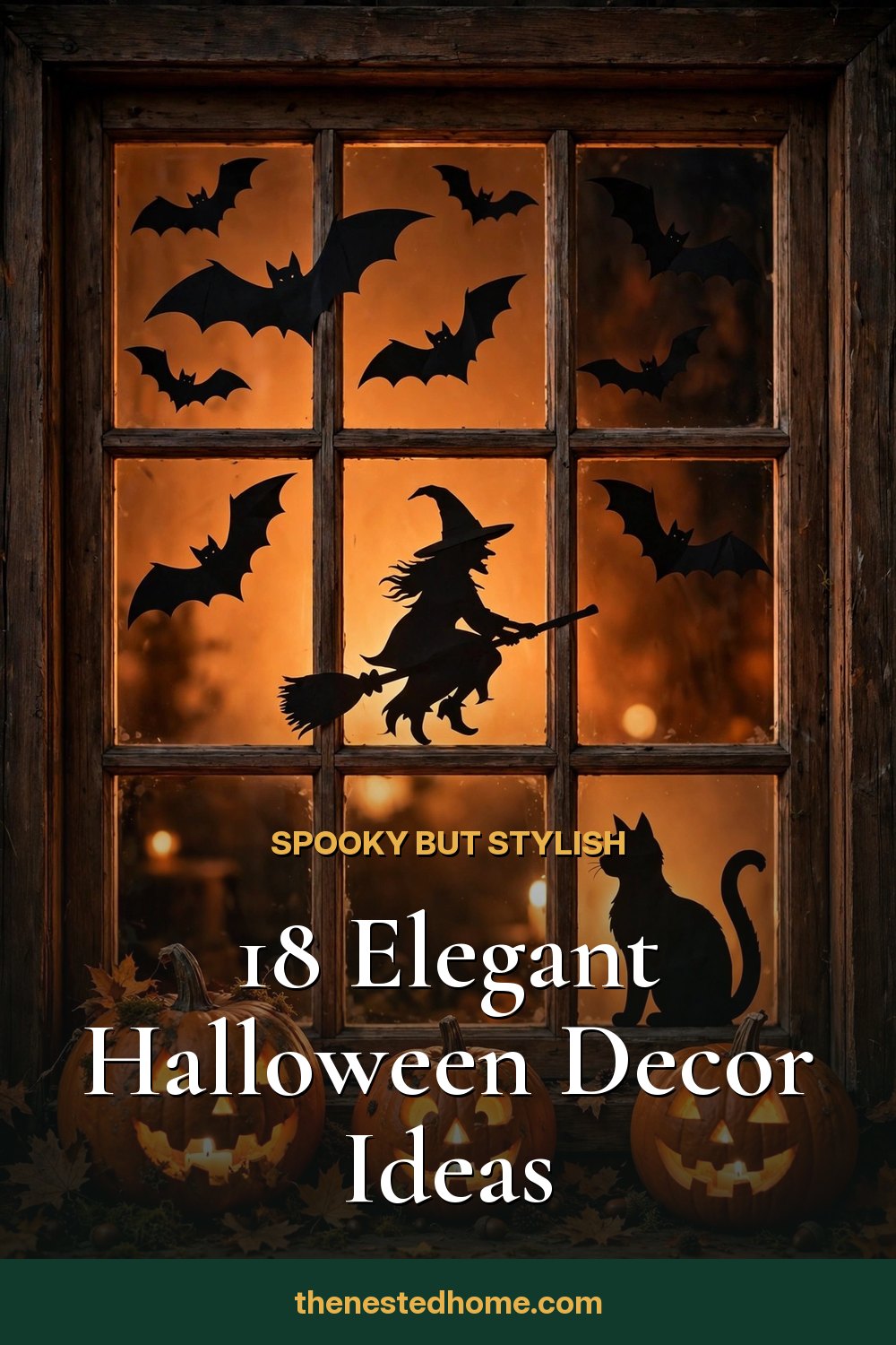 18 Elegant Halloween Decor Ideas (Spooky but Stylish) pin