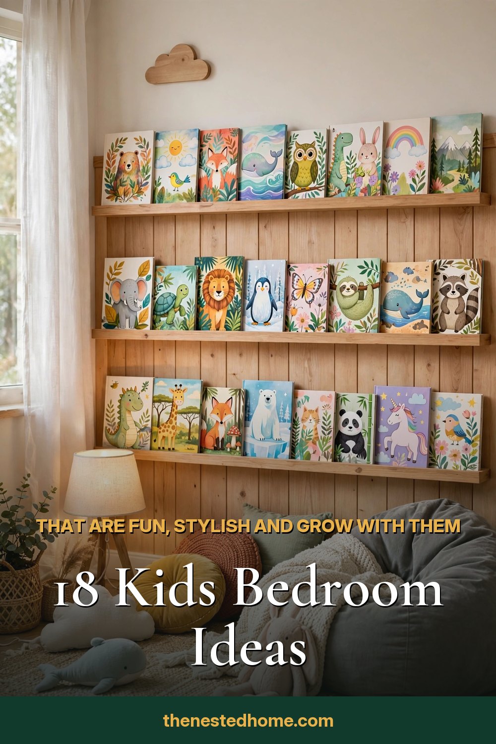 18 Kids Bedroom Ideas That Are Fun, Stylish and Grow With Them pin