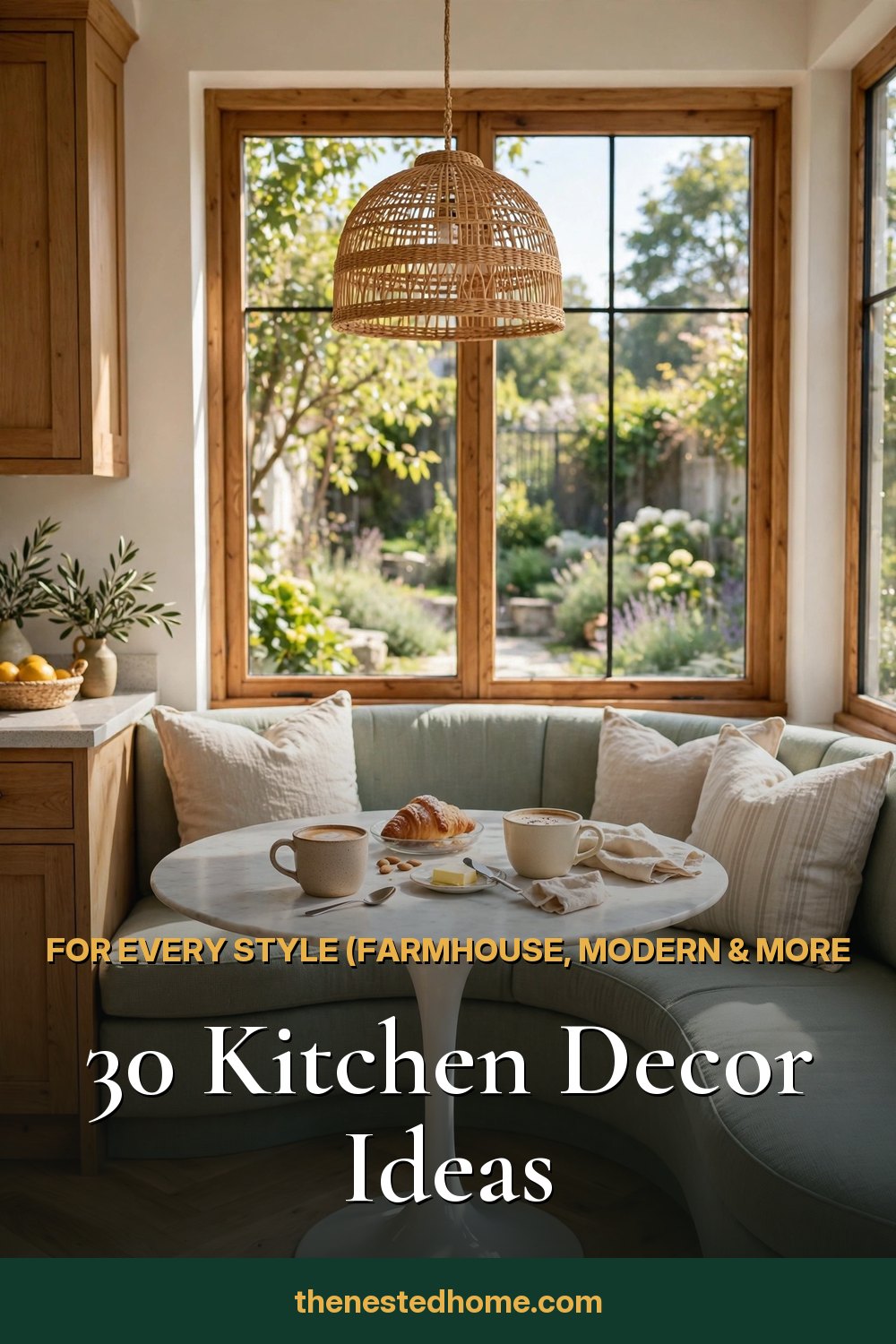30 Kitchen Decor Ideas for Every Style (Farmhouse, Modern & More) pin