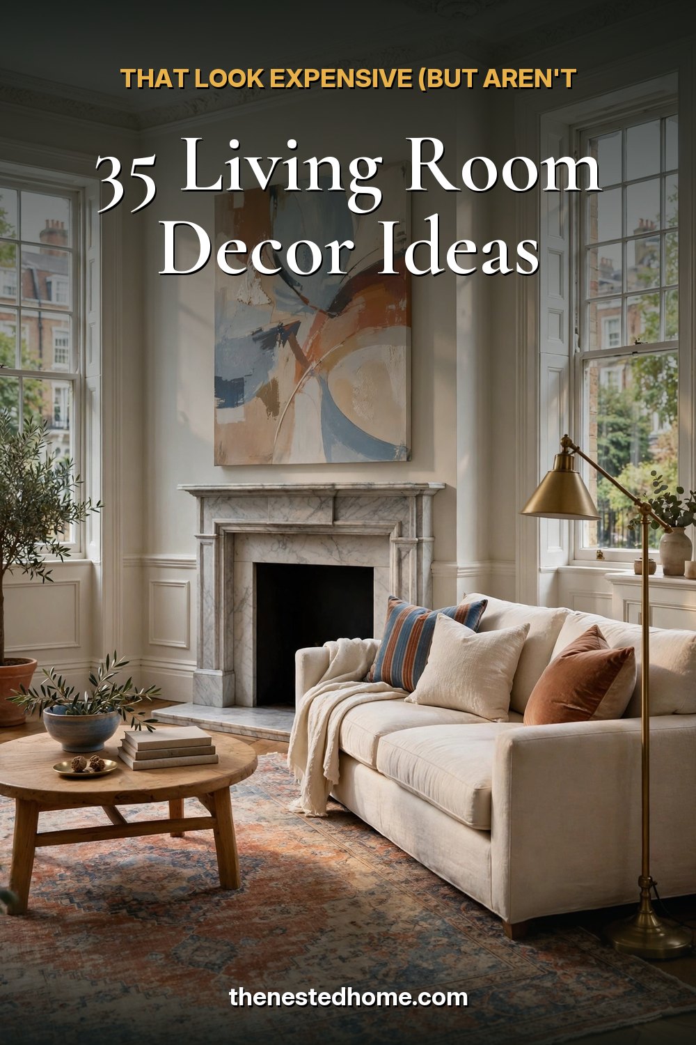 35 Living Room Decor Ideas That Look Expensive (But Aren't) pin