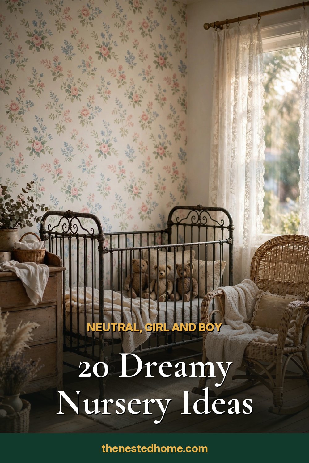 20 Dreamy Nursery Ideas (Neutral, Girl and Boy) pin